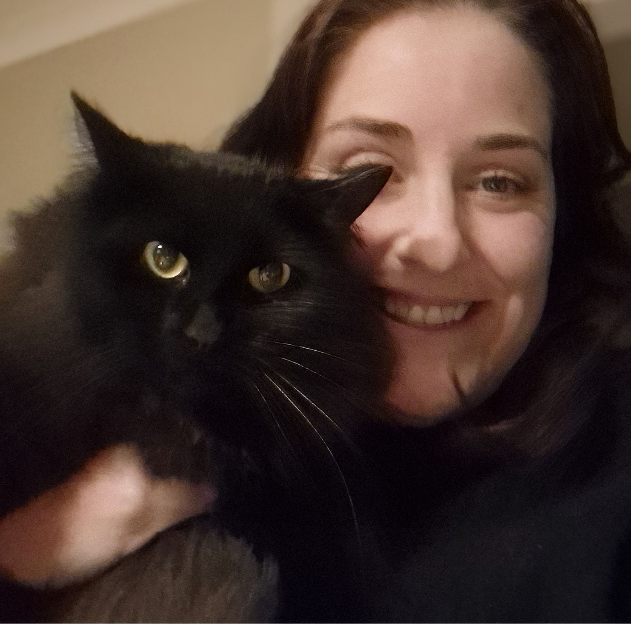 Portrait of Luna, the cat